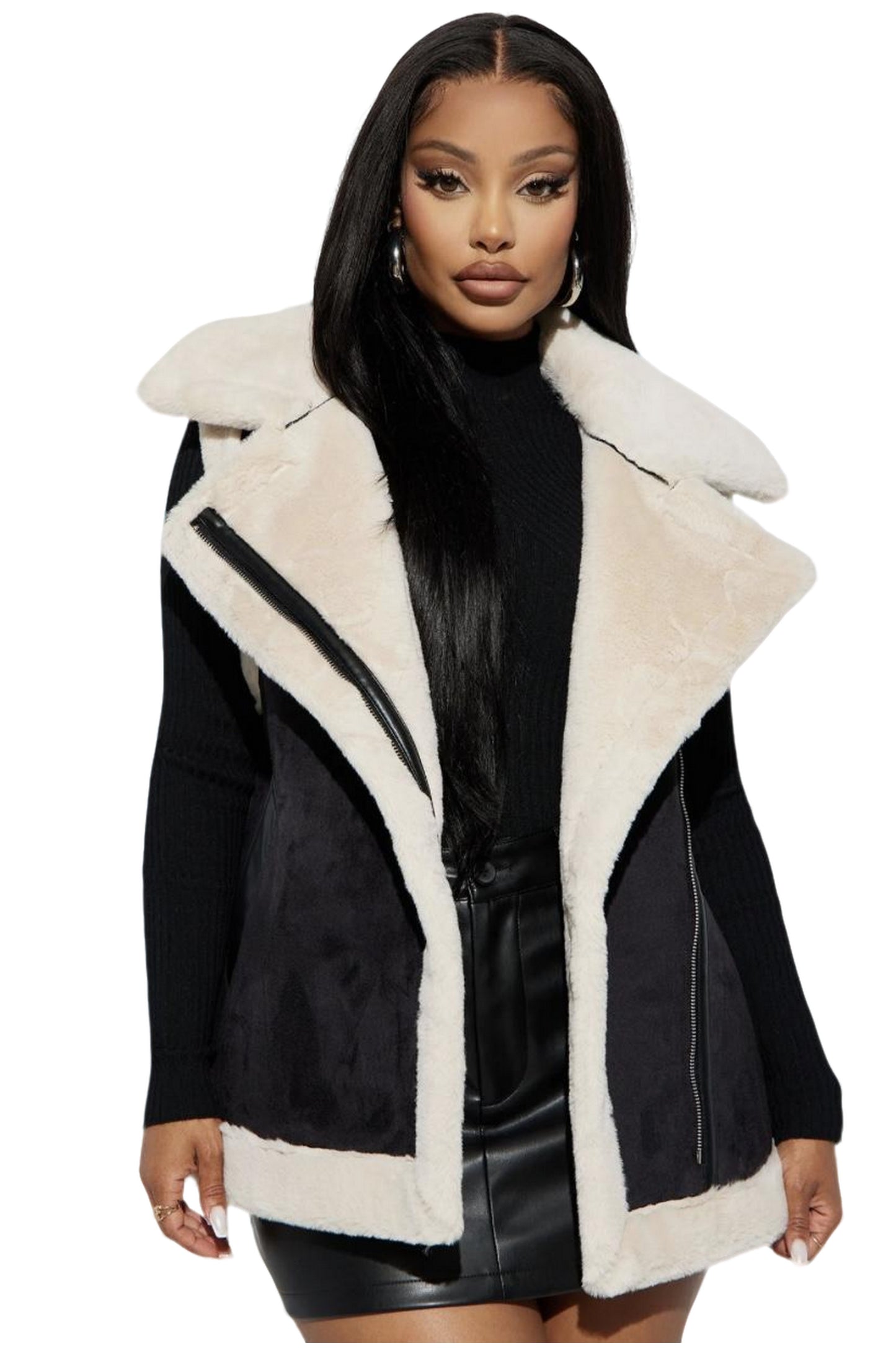 Step Into Style Shearling Vest