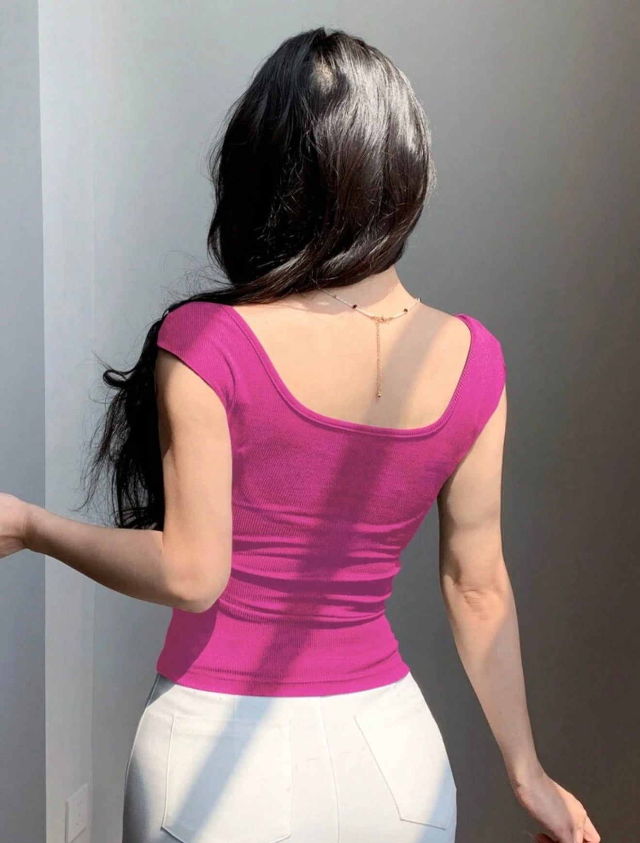 Bow-Tie Lace Up Short Sleeve Women's Slim Fit T-Shirt Going Out Tops Summer