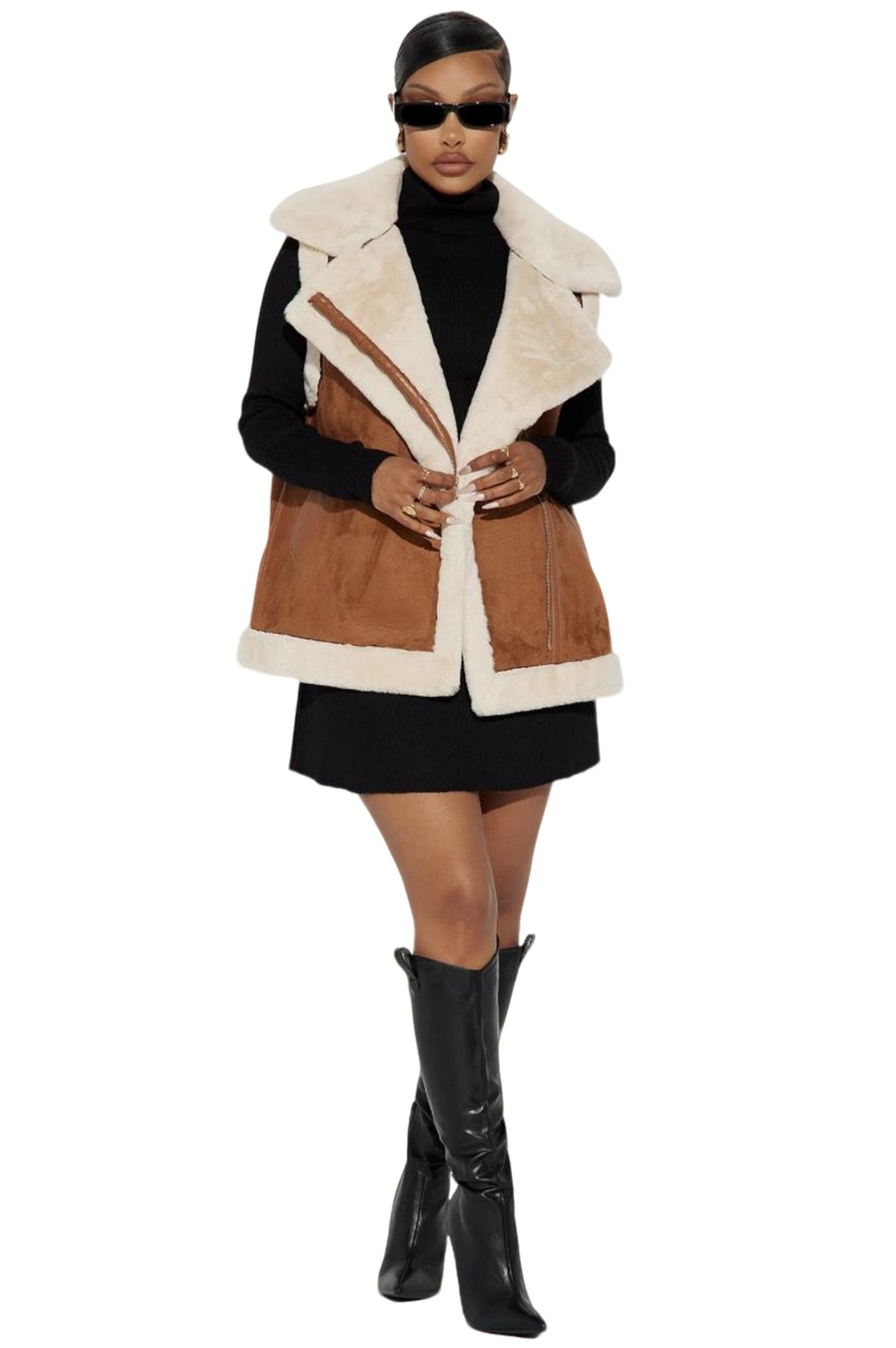 Step Into Style Shearling Vest