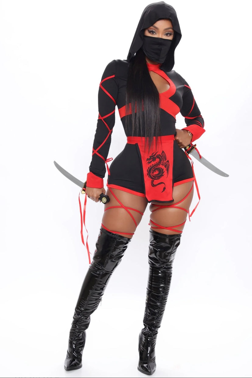 Ninja Warrior 3-Piece Costume