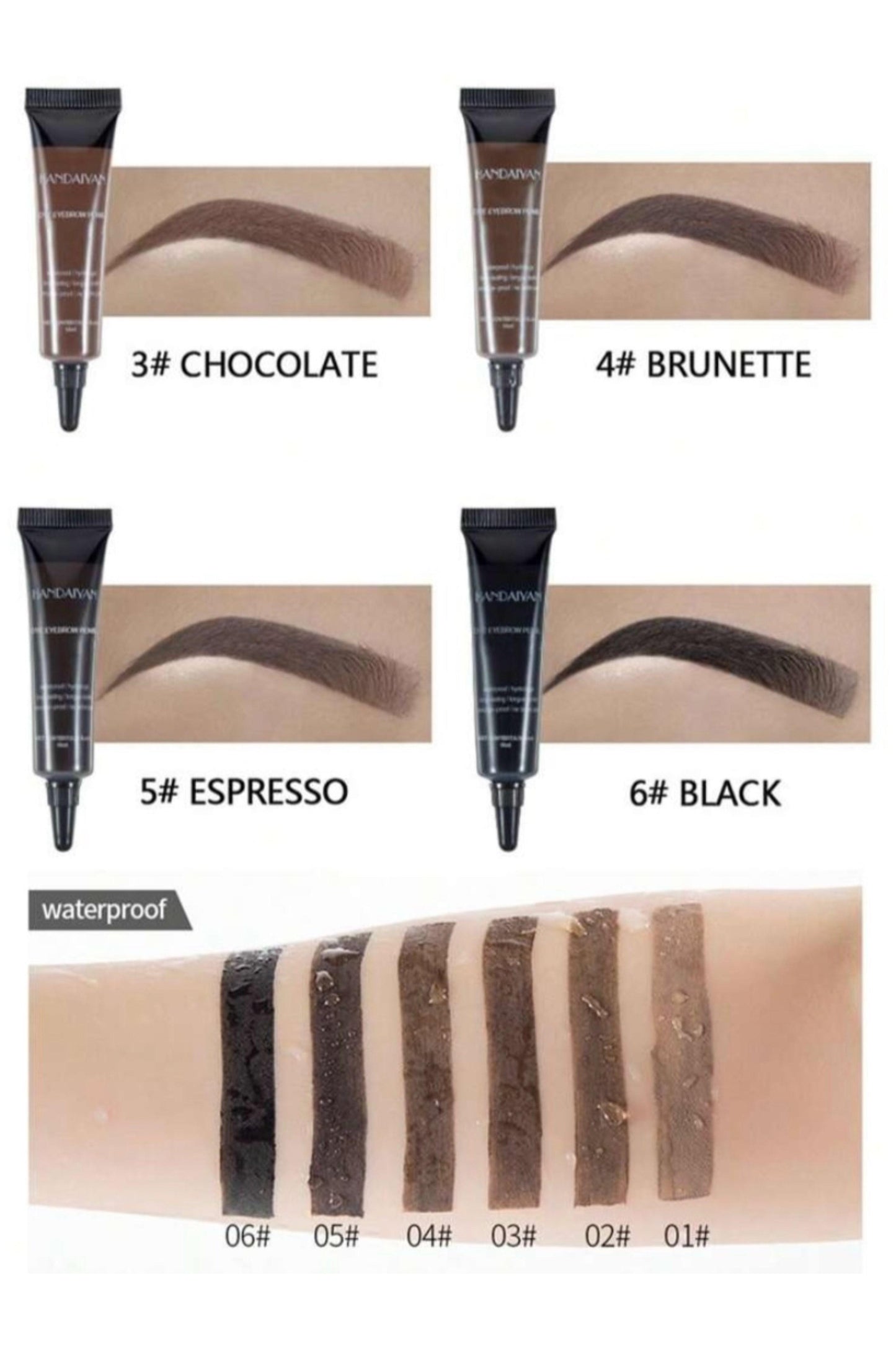 Waterproof Eyebrow Gel