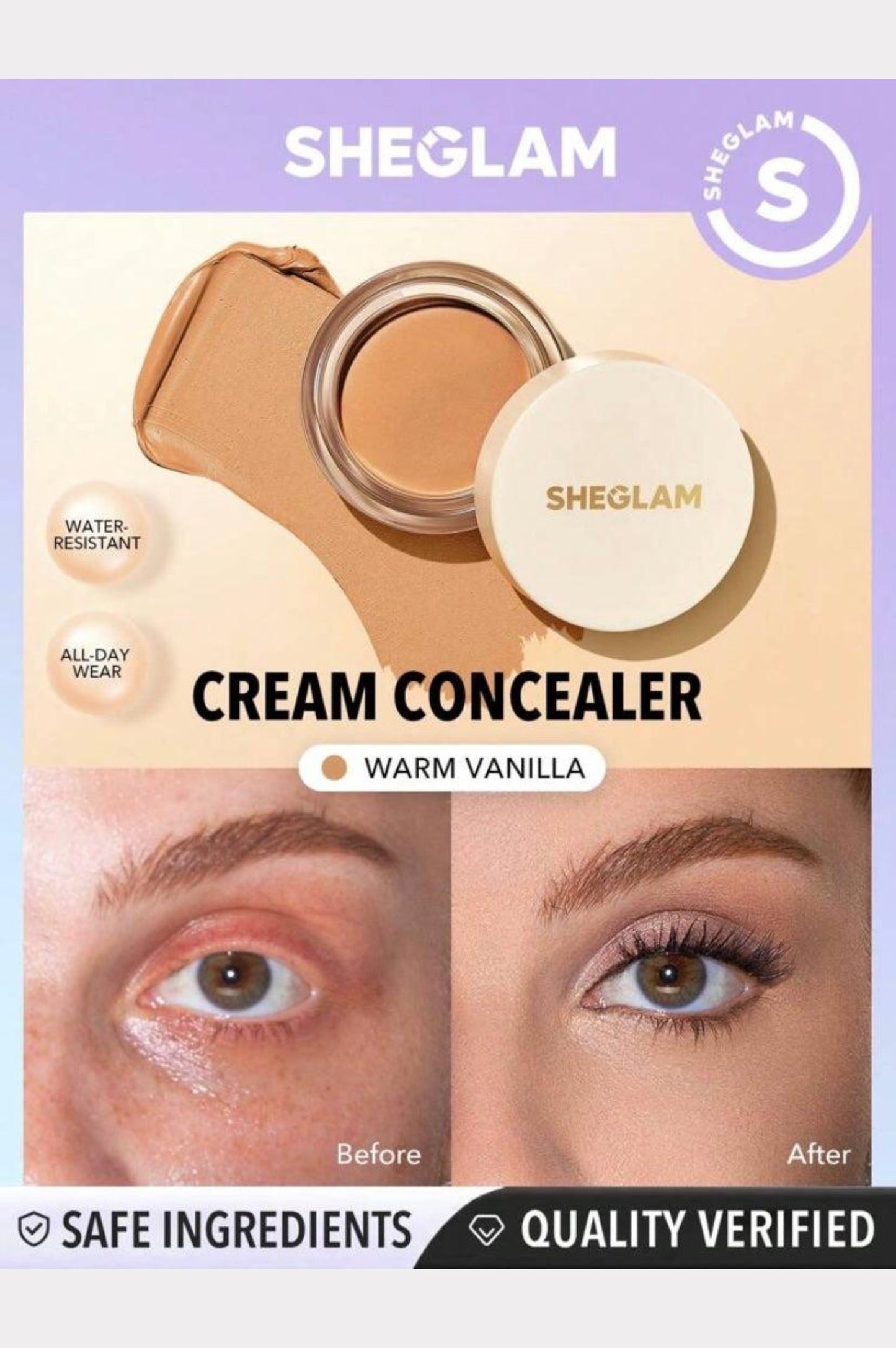 SHEGLAM Rapid Retouch Cream Concealer