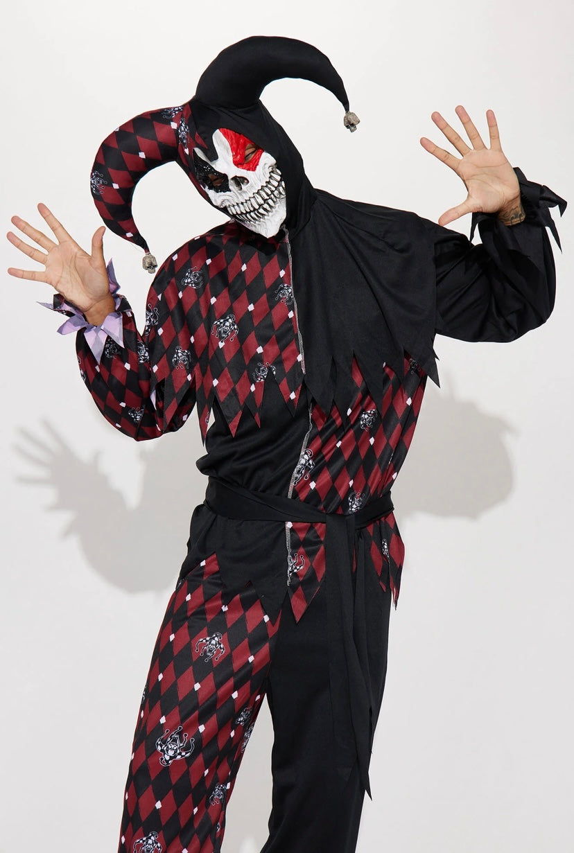 Evil Jester 5-Piece Costume Collection