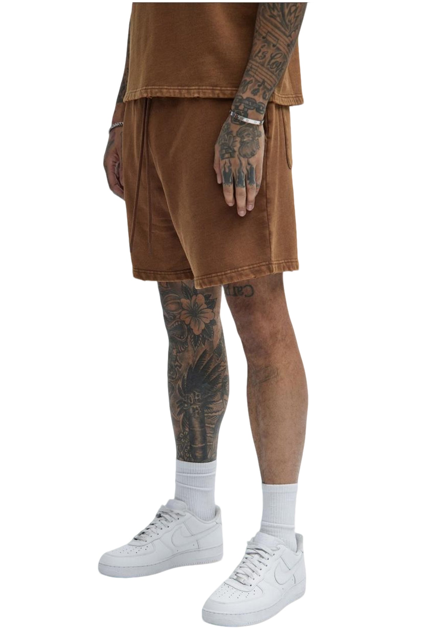 Heavy Wash Relaxed Shorts