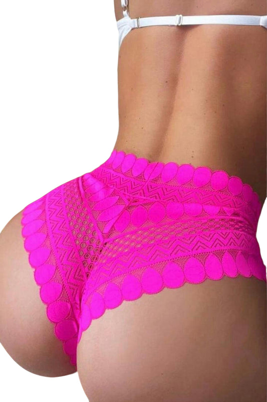 Hollow Out Scallop Trim Lace
Panty Lingerie