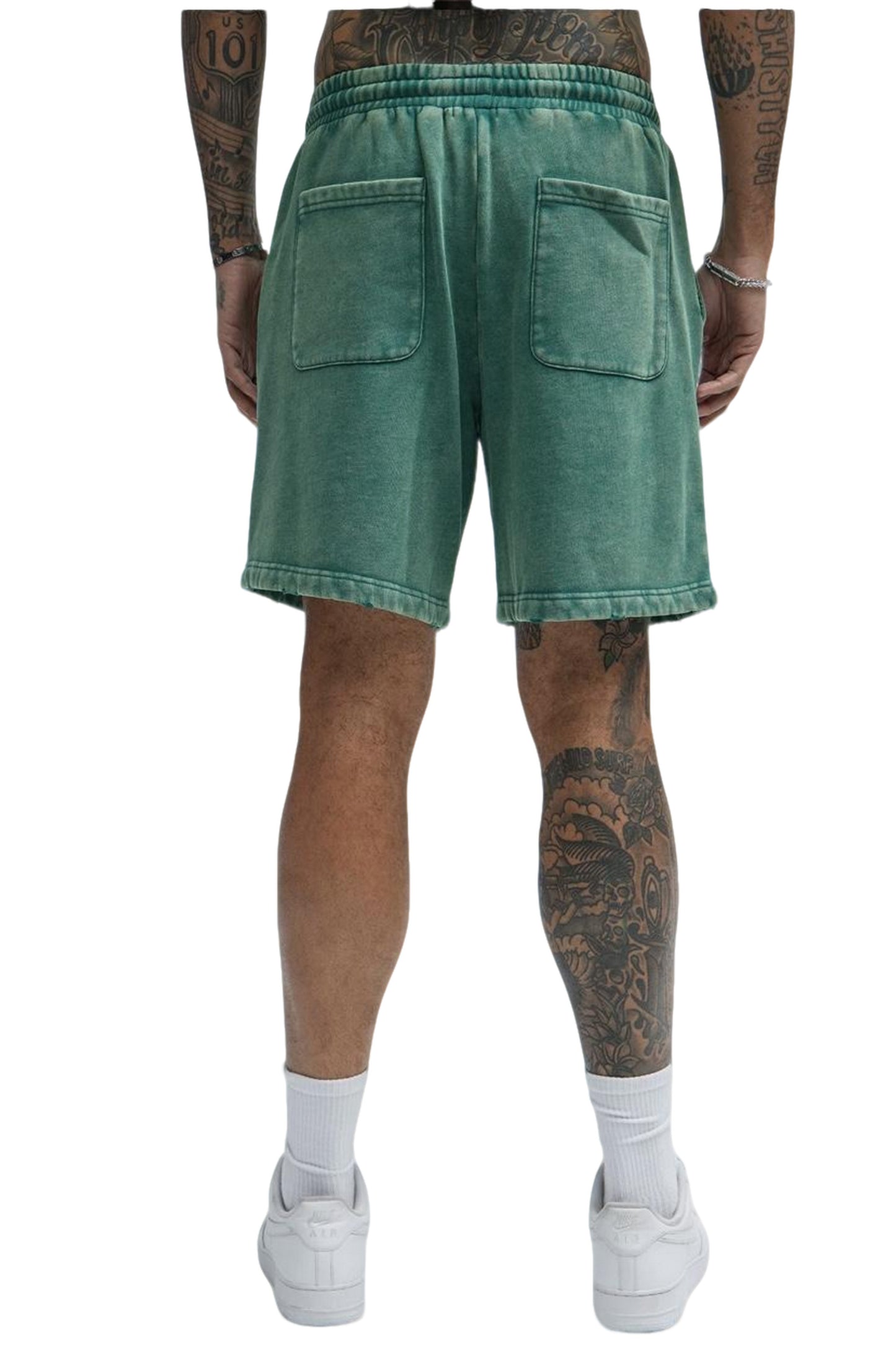 Heavy Wash Relaxed Shorts