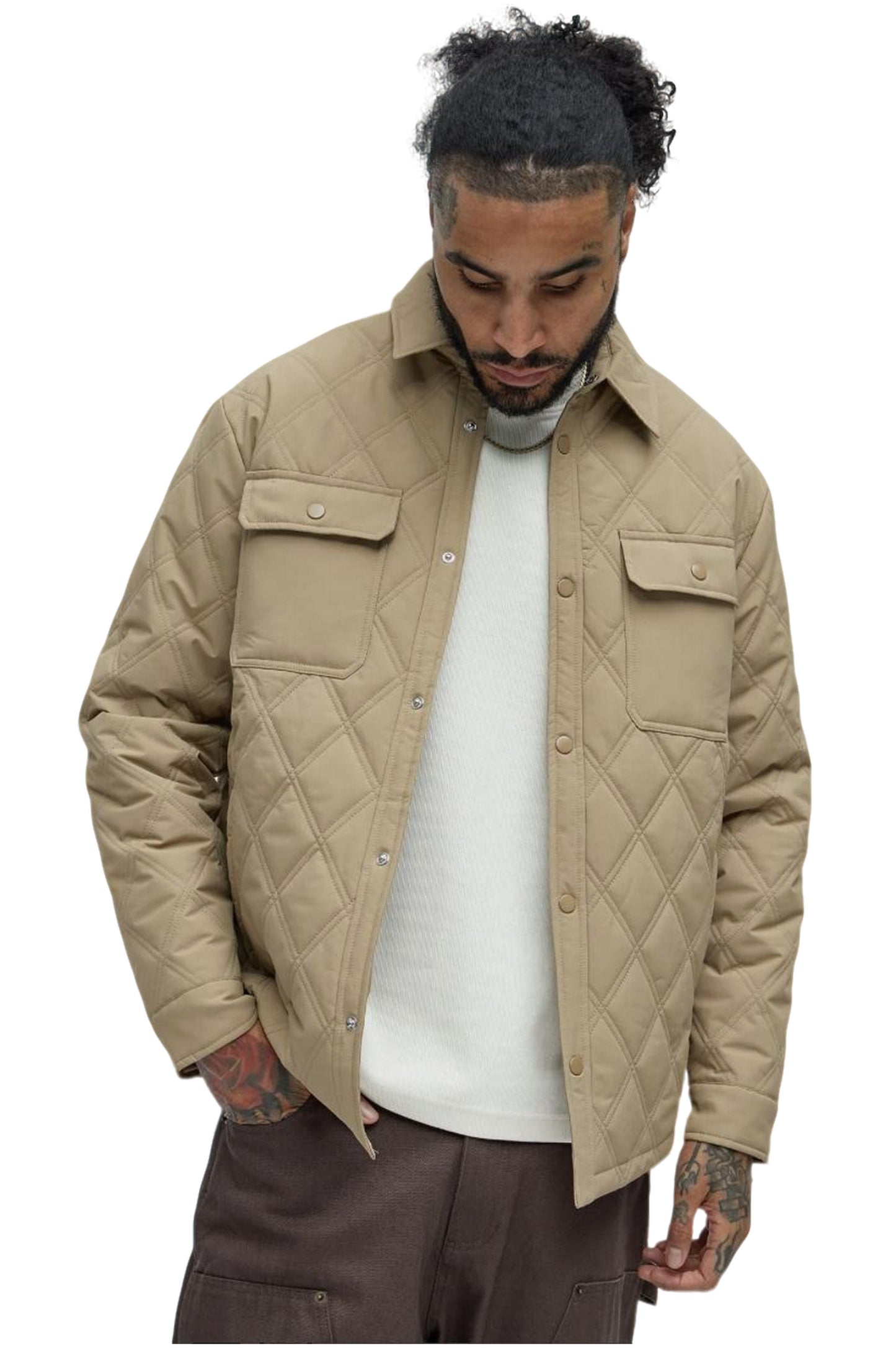 Quilted Shirt Jacket