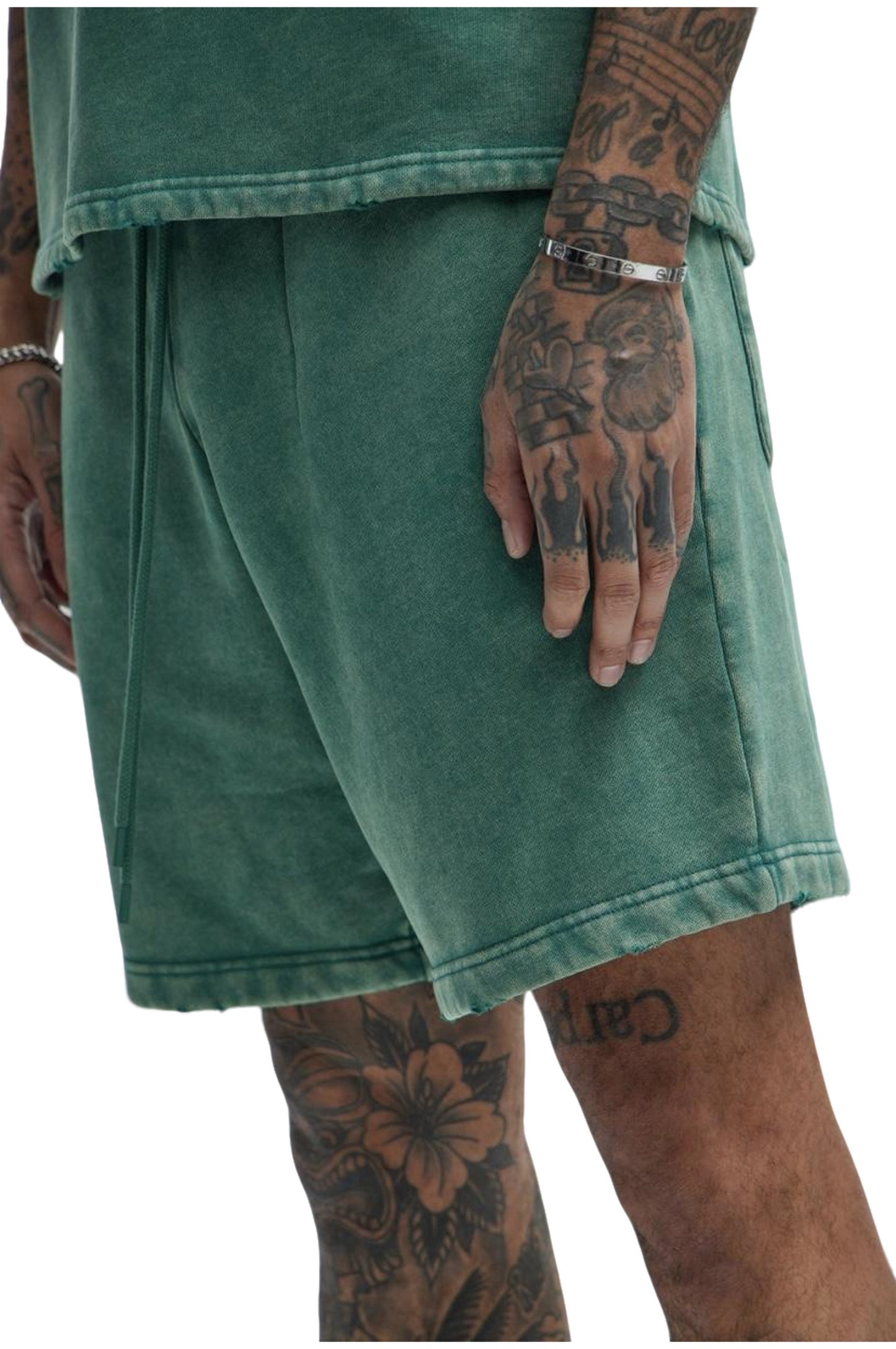 Heavy Wash Relaxed Shorts