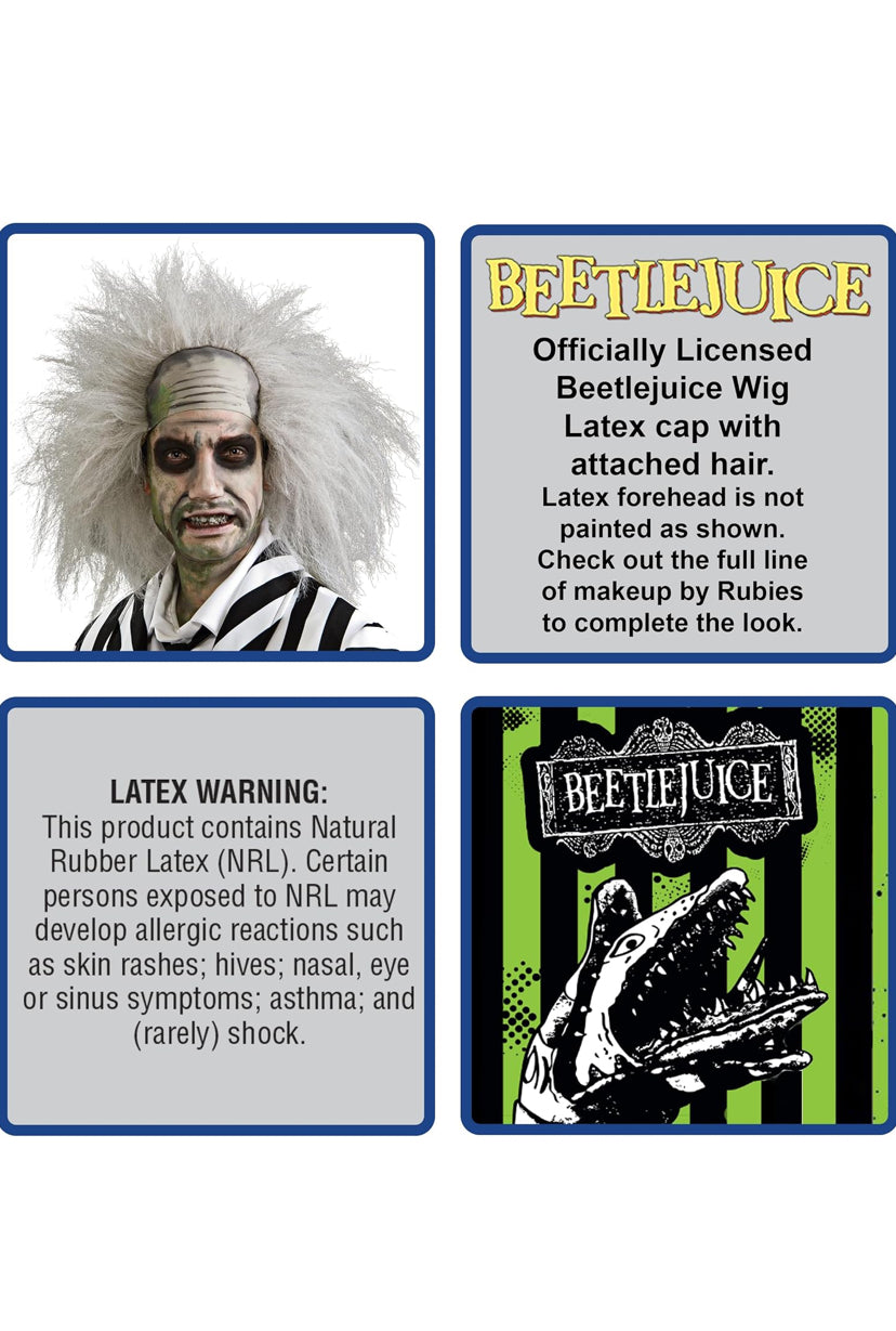 Adult Beetlejuice Costume Wig