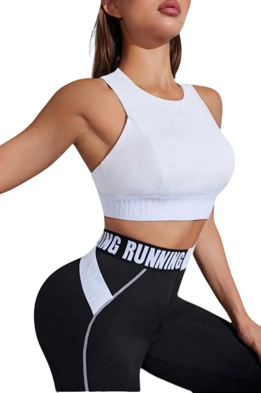 Street Sport Letter Tape Waist
Sports Set