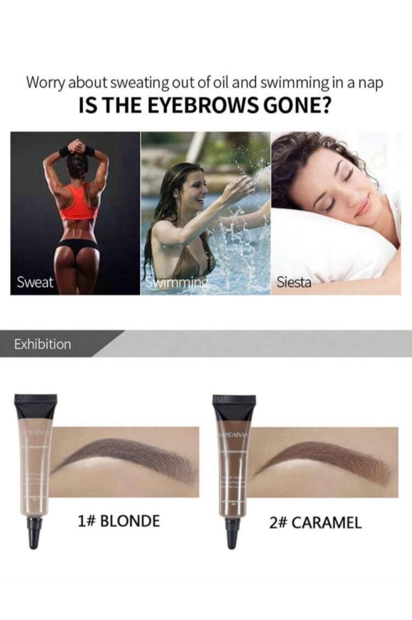 Waterproof Eyebrow Gel