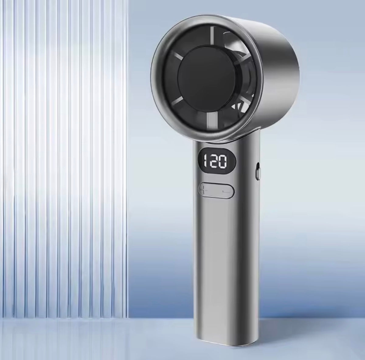Portable High-Speed Mini Turbo Fan with LED Digital Display