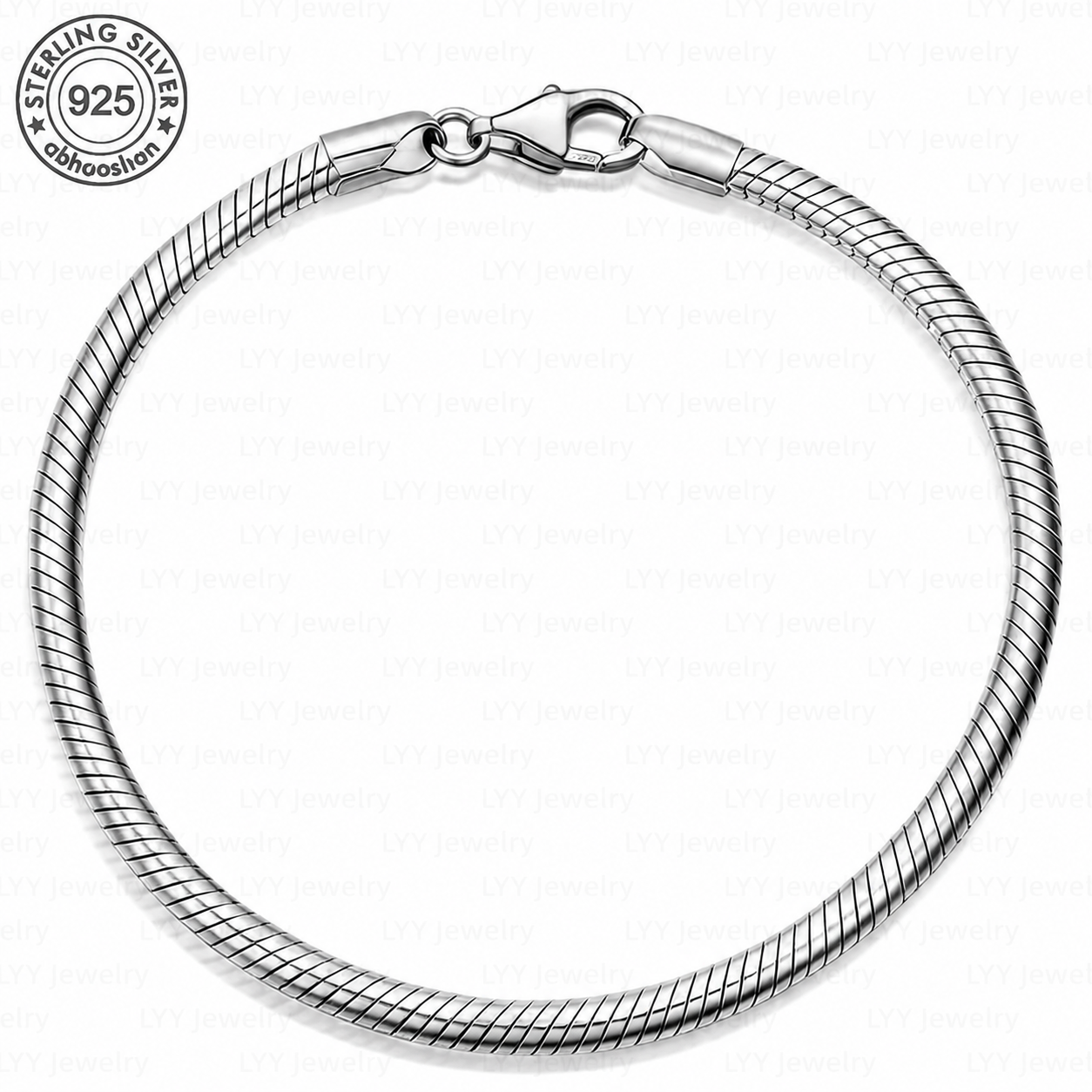 925 Silver Snake Bracelet