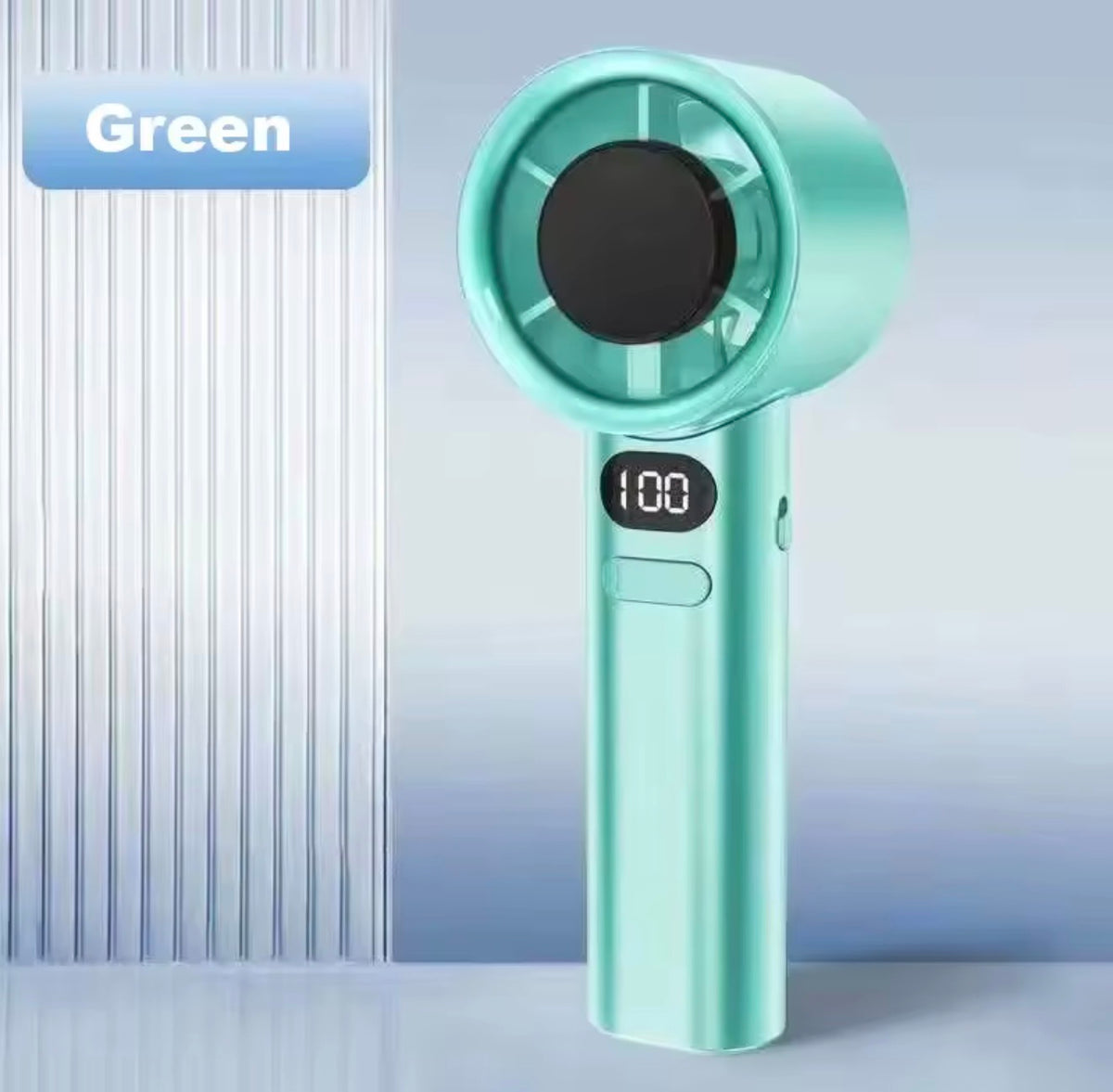 Portable High-Speed Mini Turbo Fan with LED Digital Display