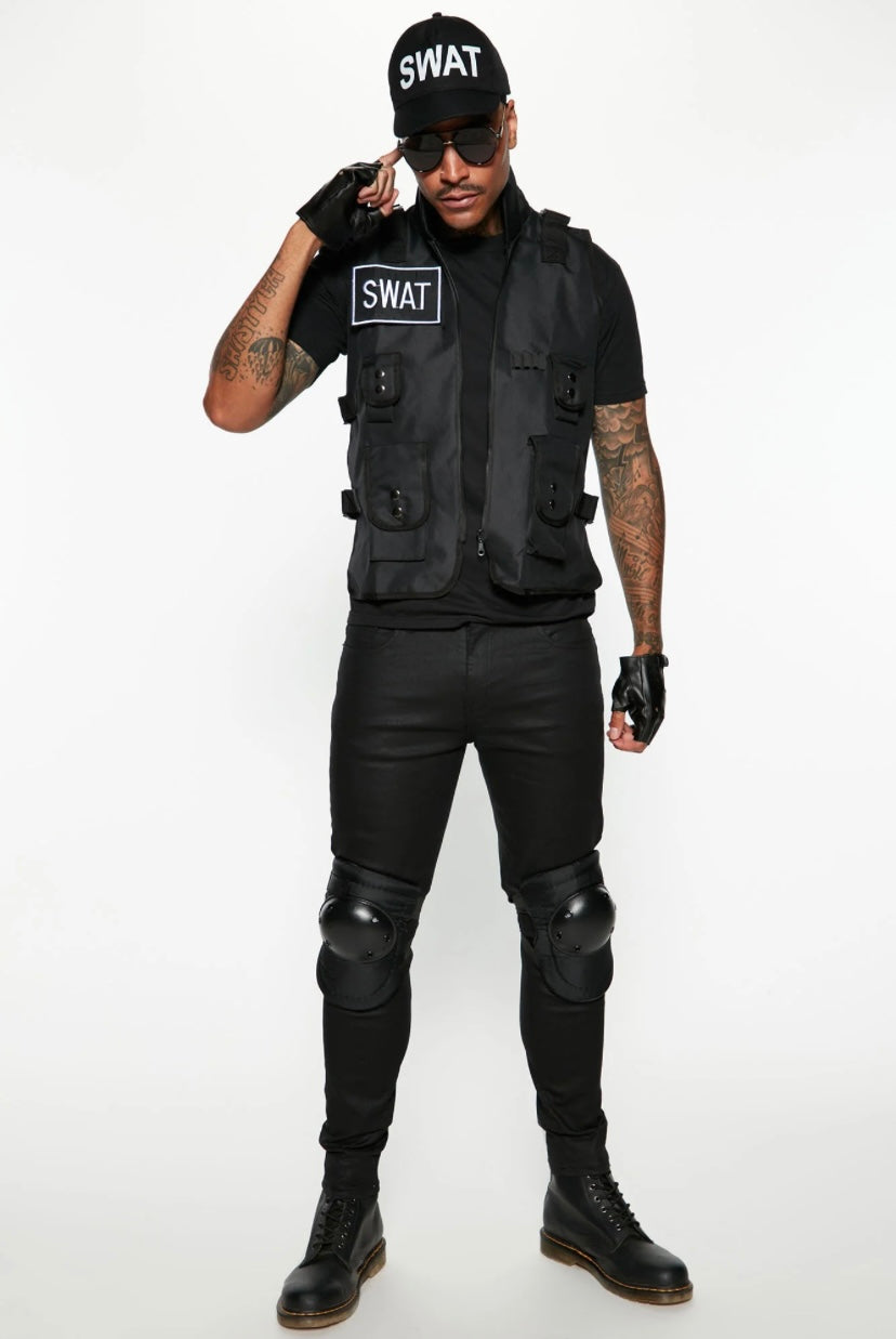 Elite SWAT Boss 4-Piece Costume Set