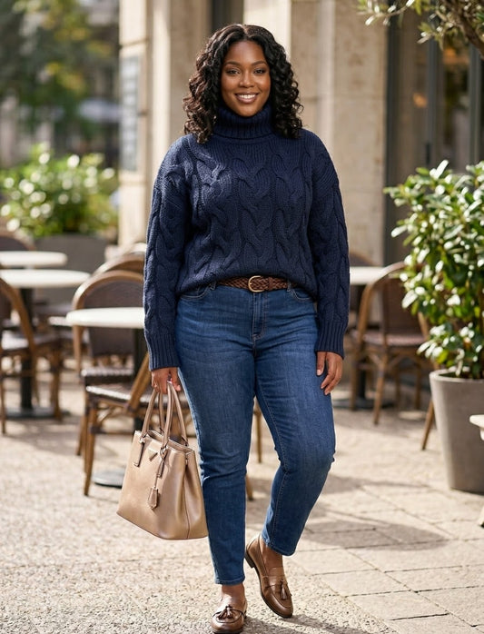 Gear Up for Cold Weather with City Vybz Classic Rib-Knit Pullover Sweater