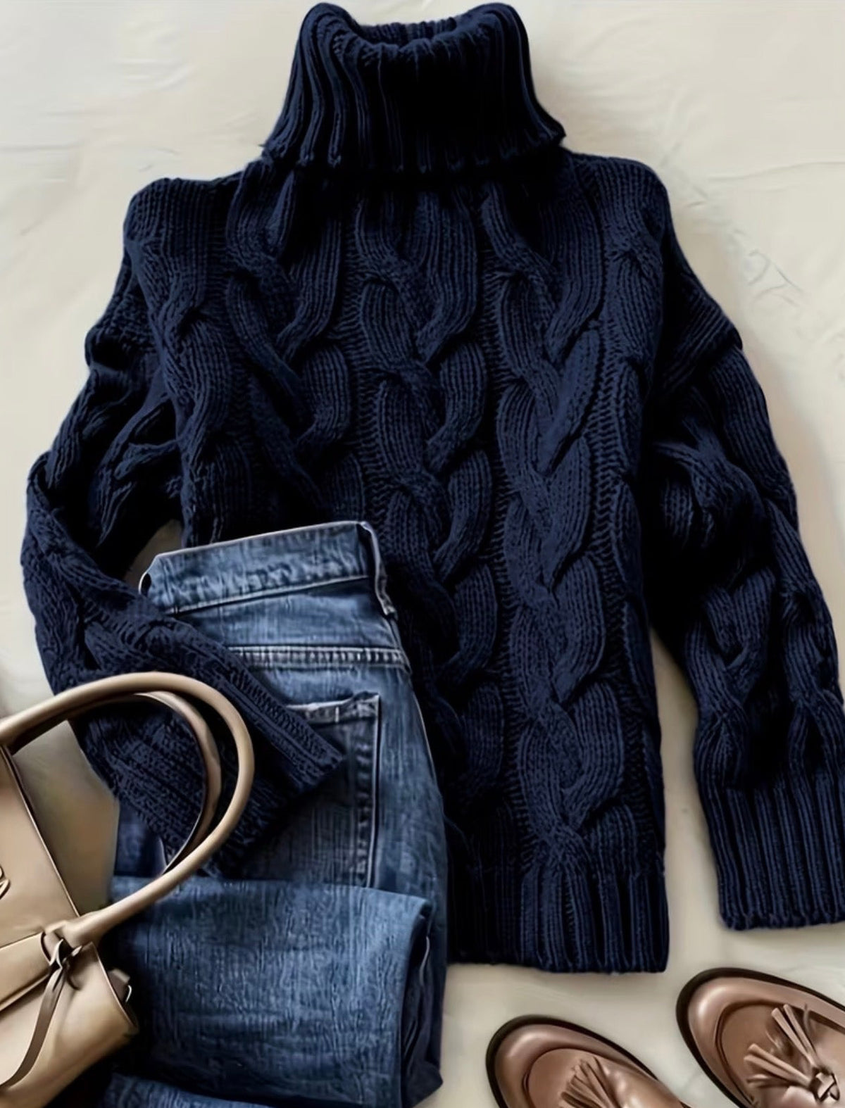 Gear Up for Cold Weather with City Vybz Classic Rib-Knit Pullover Sweater