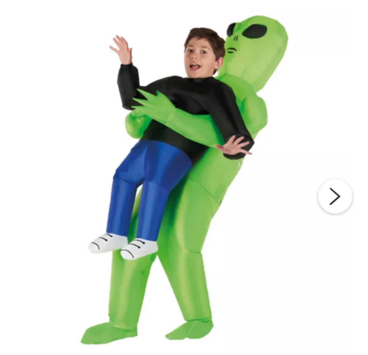 Halloween Scary Green Alien Monster Inflatable Cosplay Costume