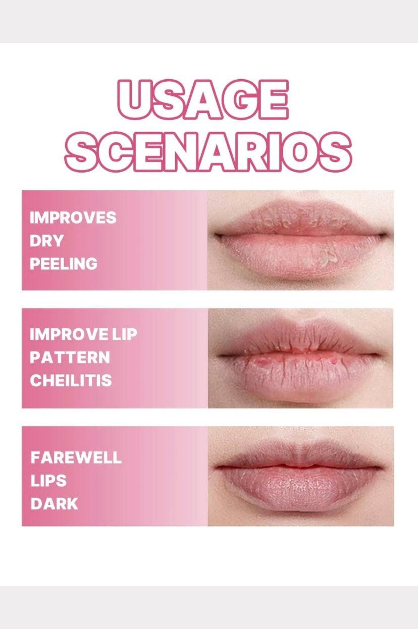 6 Bottles Lip Scrub