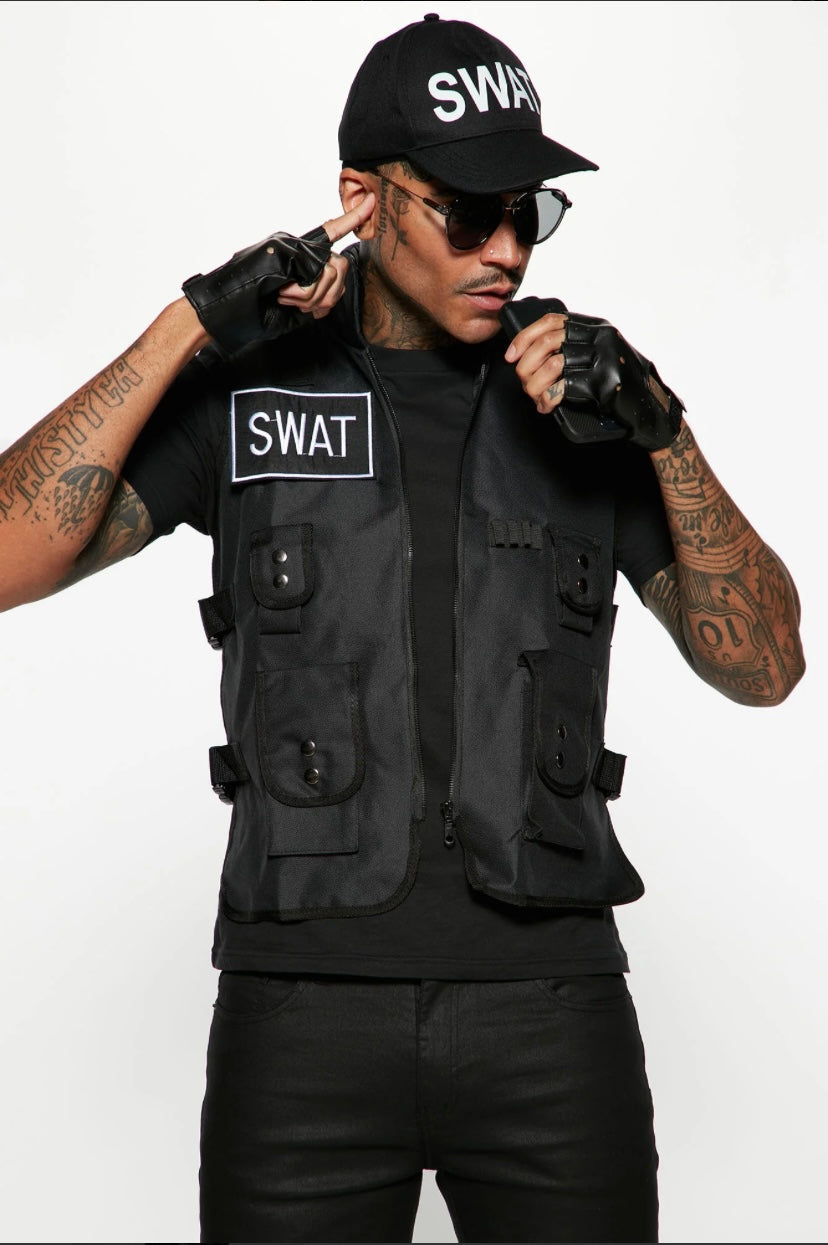 Elite SWAT Boss 4-Piece Costume Set