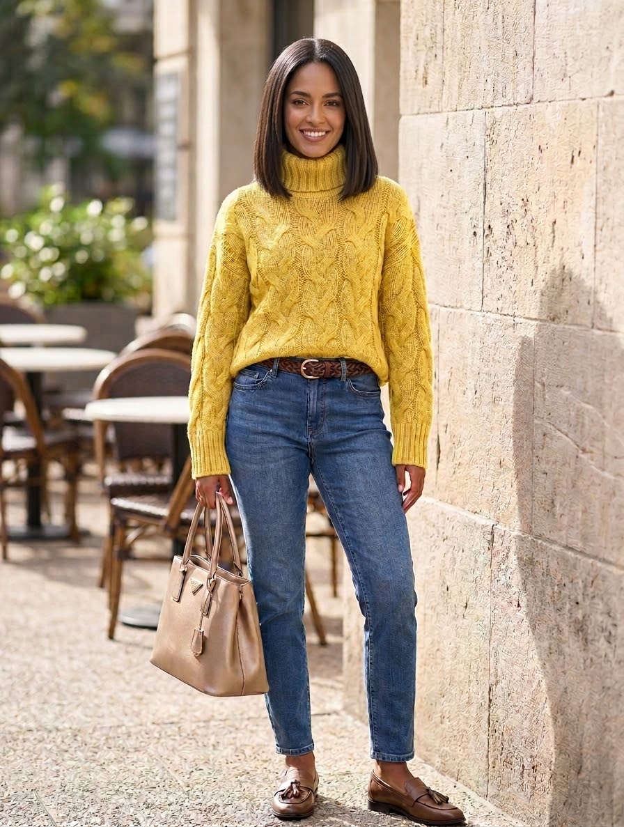 Gear Up for Cold Weather with City Vybz Classic Rib-Knit Pullover Sweater