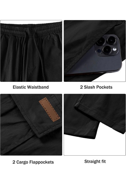 Men's Lightweight Cargo Tactical Work Pants with Pockets