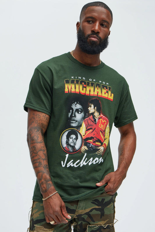 Michael Jackson The King Of Pop Short Sleeve Tee