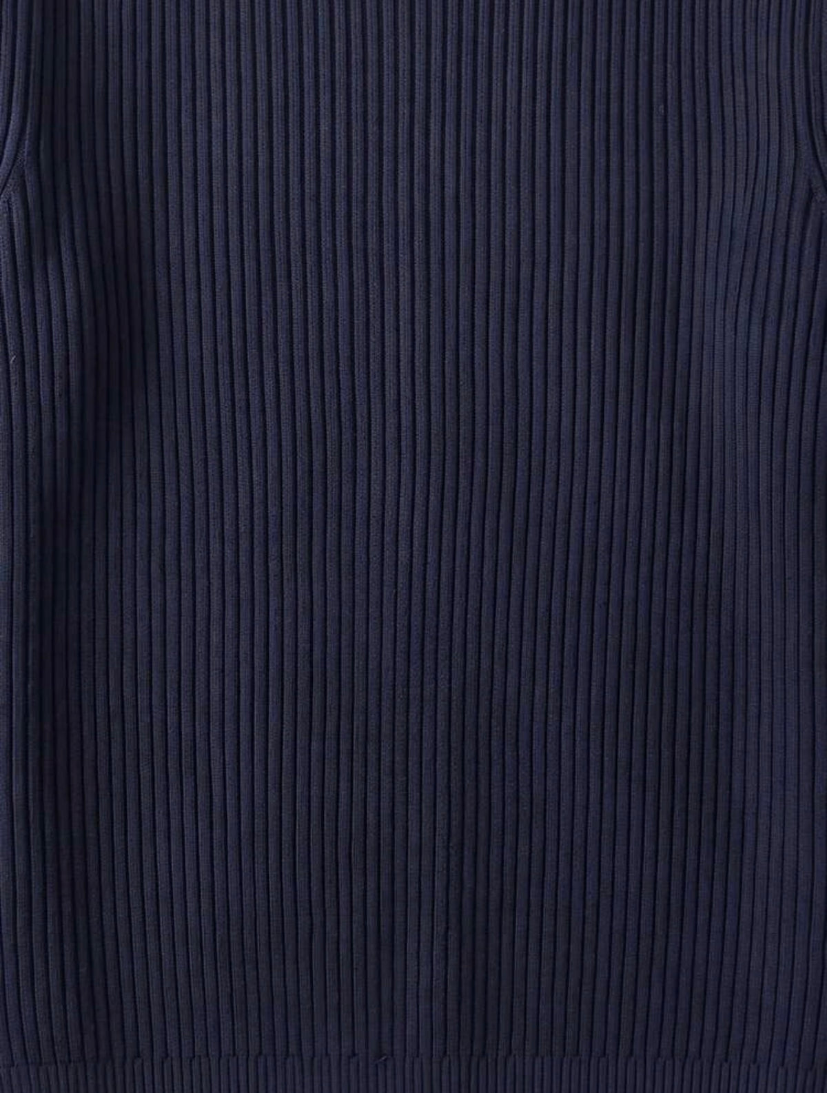 Men's Ribbed Half-High Neck Casual Knit Sweater Long Sleeve