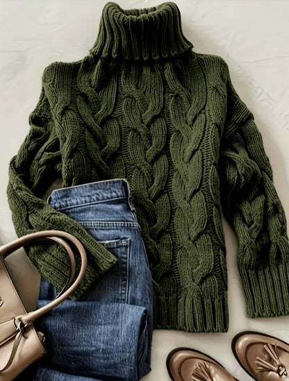 Gear Up for Cold Weather with City Vybz Classic Rib-Knit Pullover Sweater