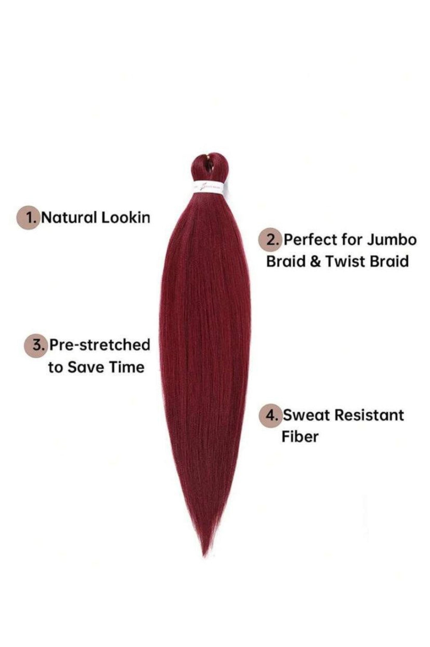 Pre Stretched Woven Hair Extension