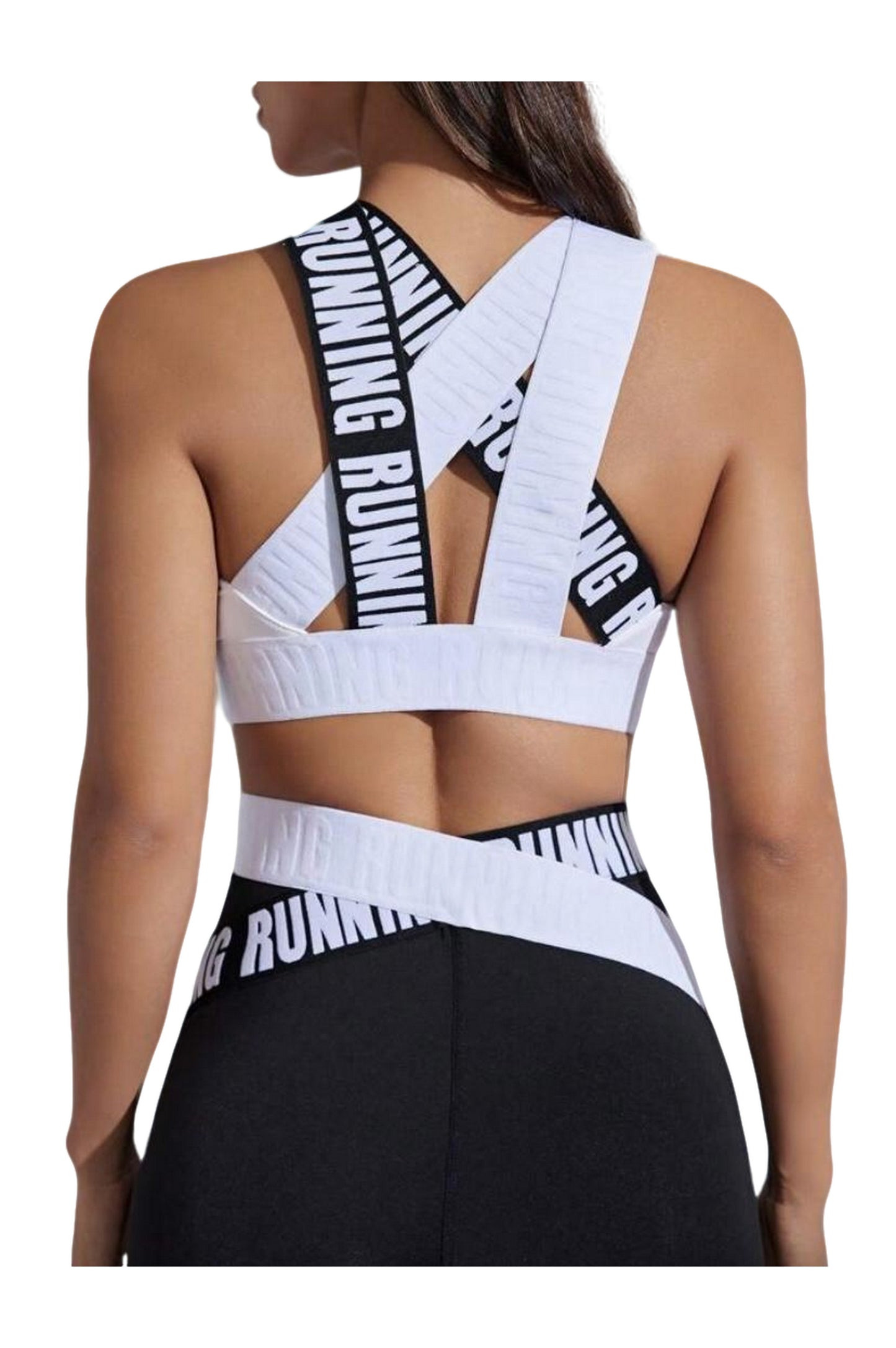 Street Sport Letter Tape Waist
Sports Set