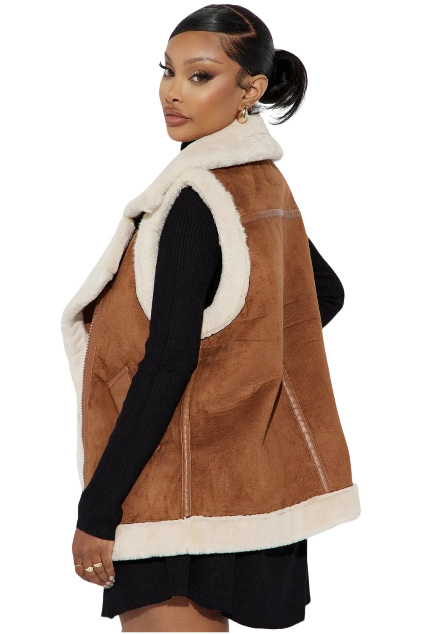 Step Into Style Shearling Vest