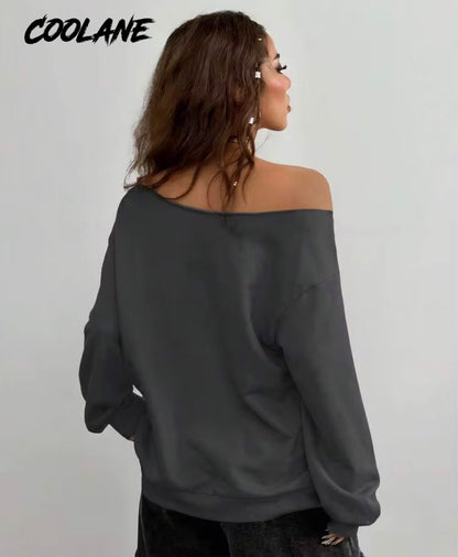 California Off-Shoulder Pullover