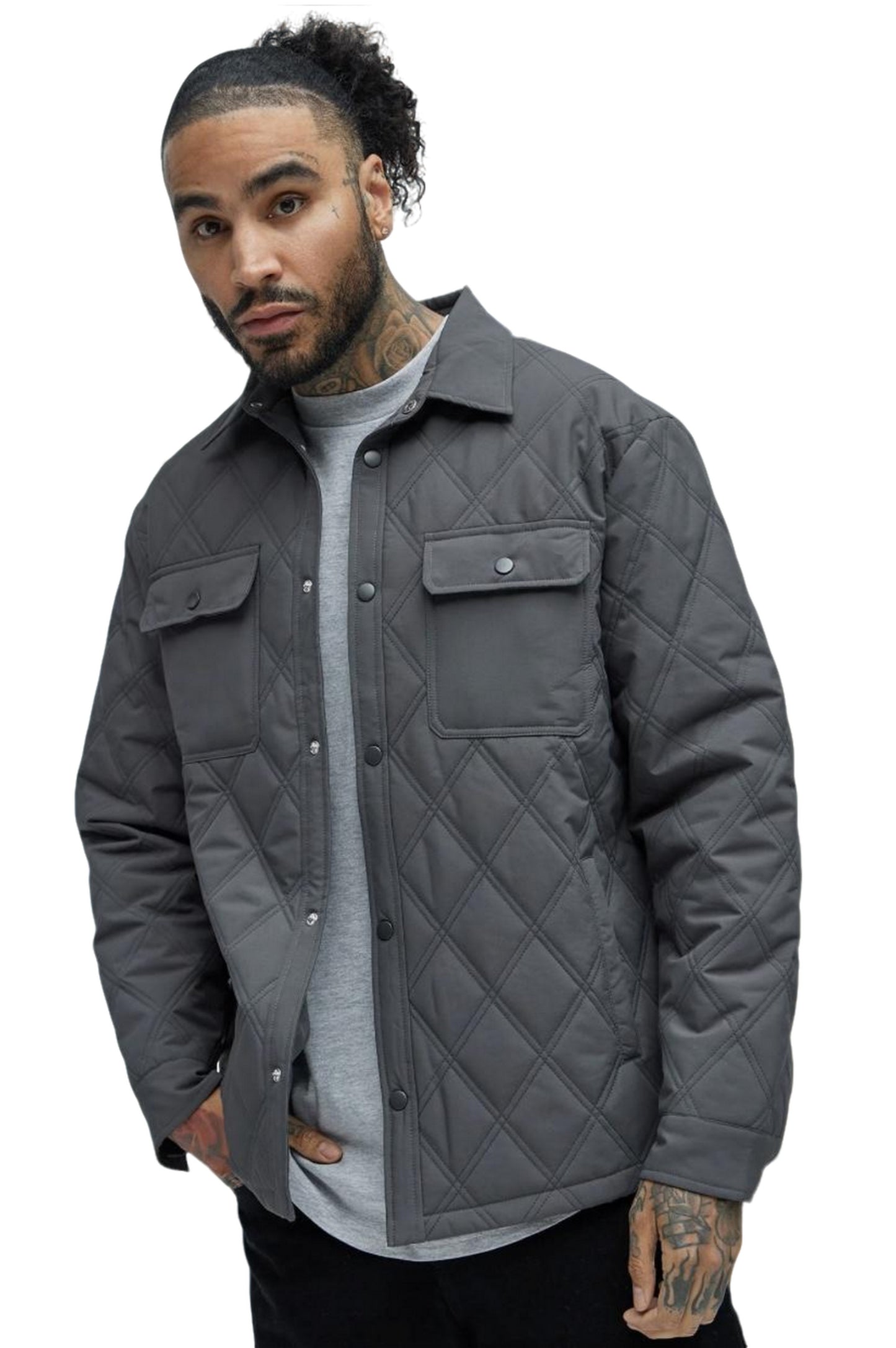 Quilted Shirt Jacket