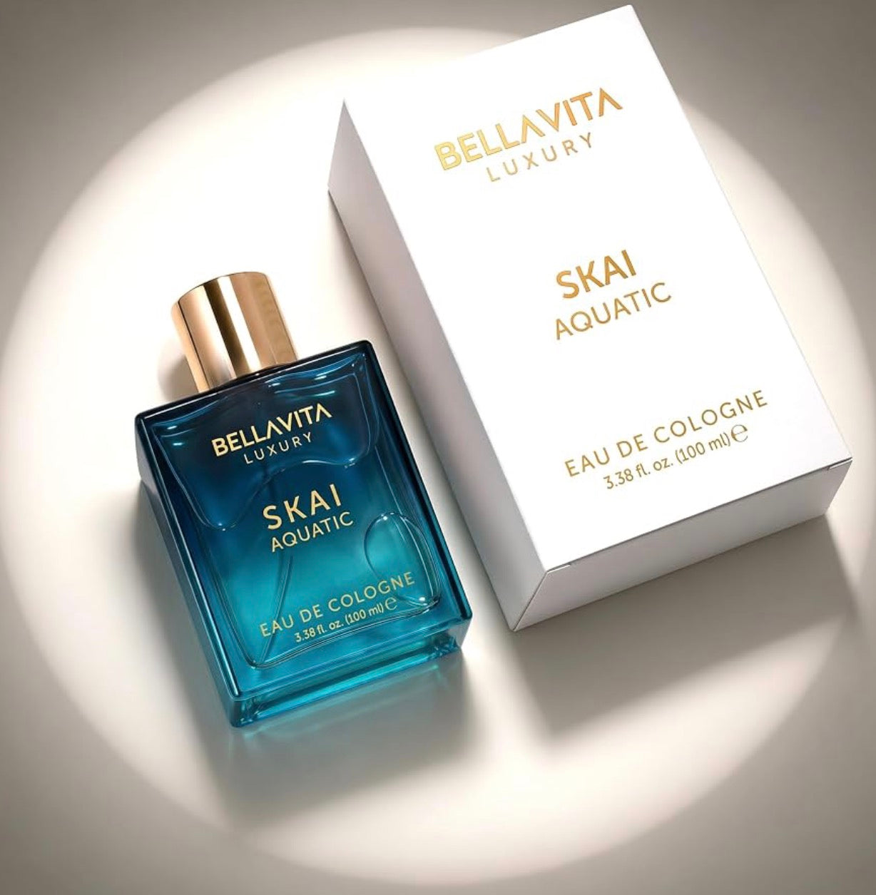 Bellavita Luxury Honey Oud Eau de Parfum | 100ml | Unisex Perfume| Honey, Oud & Amber (3.4 fl.oz.)