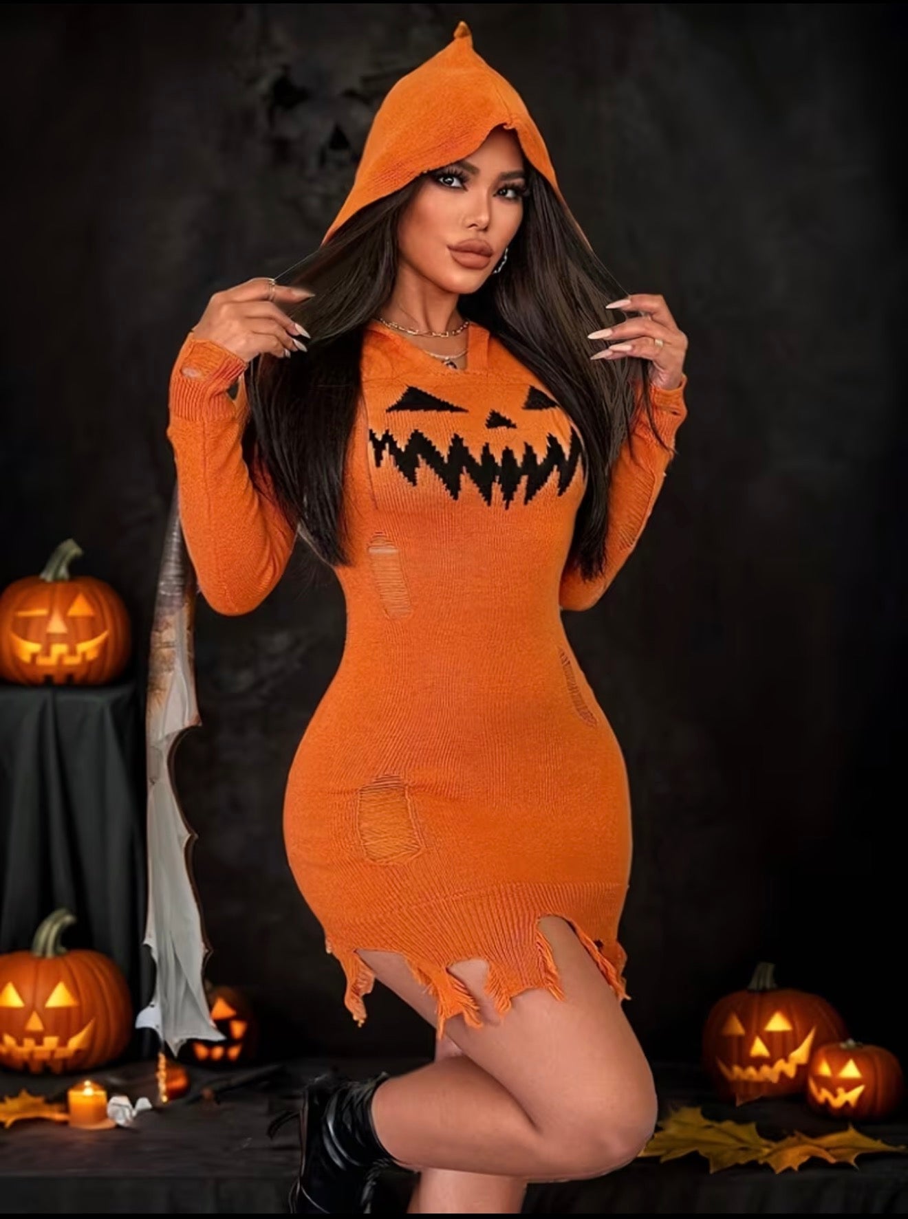 Hooded Halloween Dress