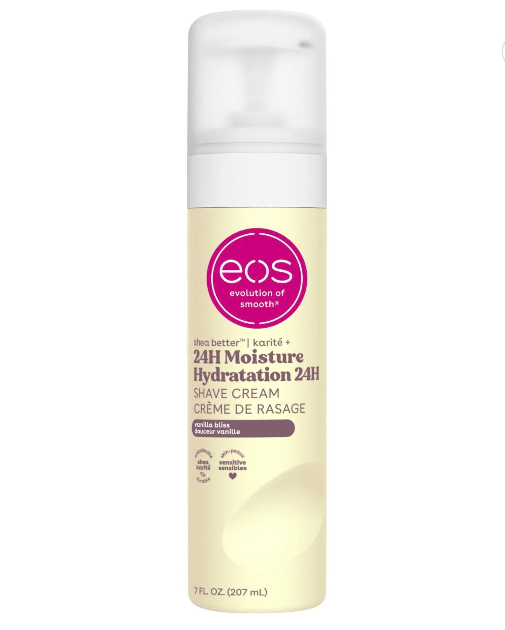 eos Shea Better Shaving Cream – Vanilla Bliss, 7 oz