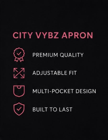City Vybz Premium Utility Apron