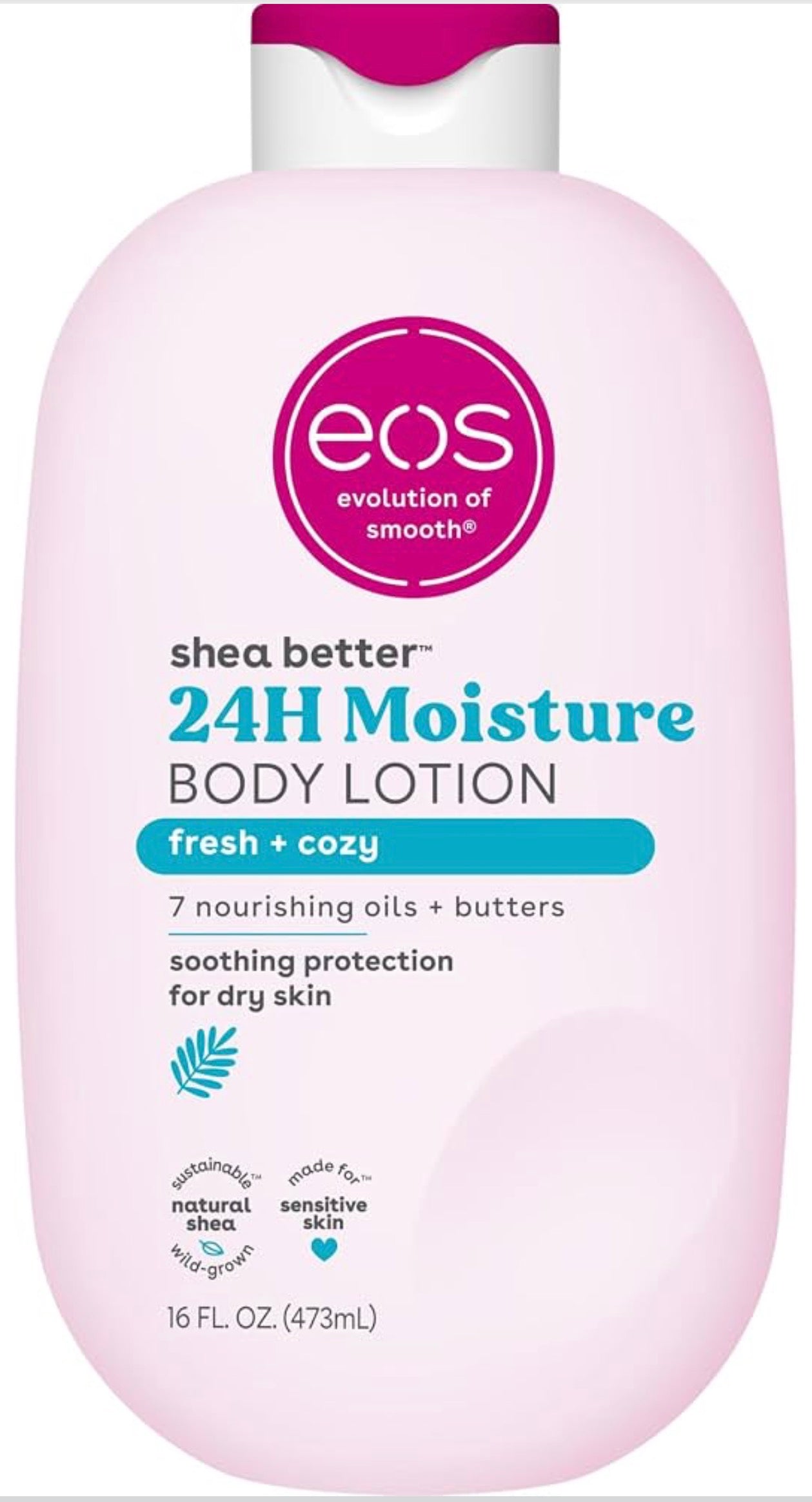 Natural Shea Better Body Lotion, Fresh & Cozy, 16 fl oz