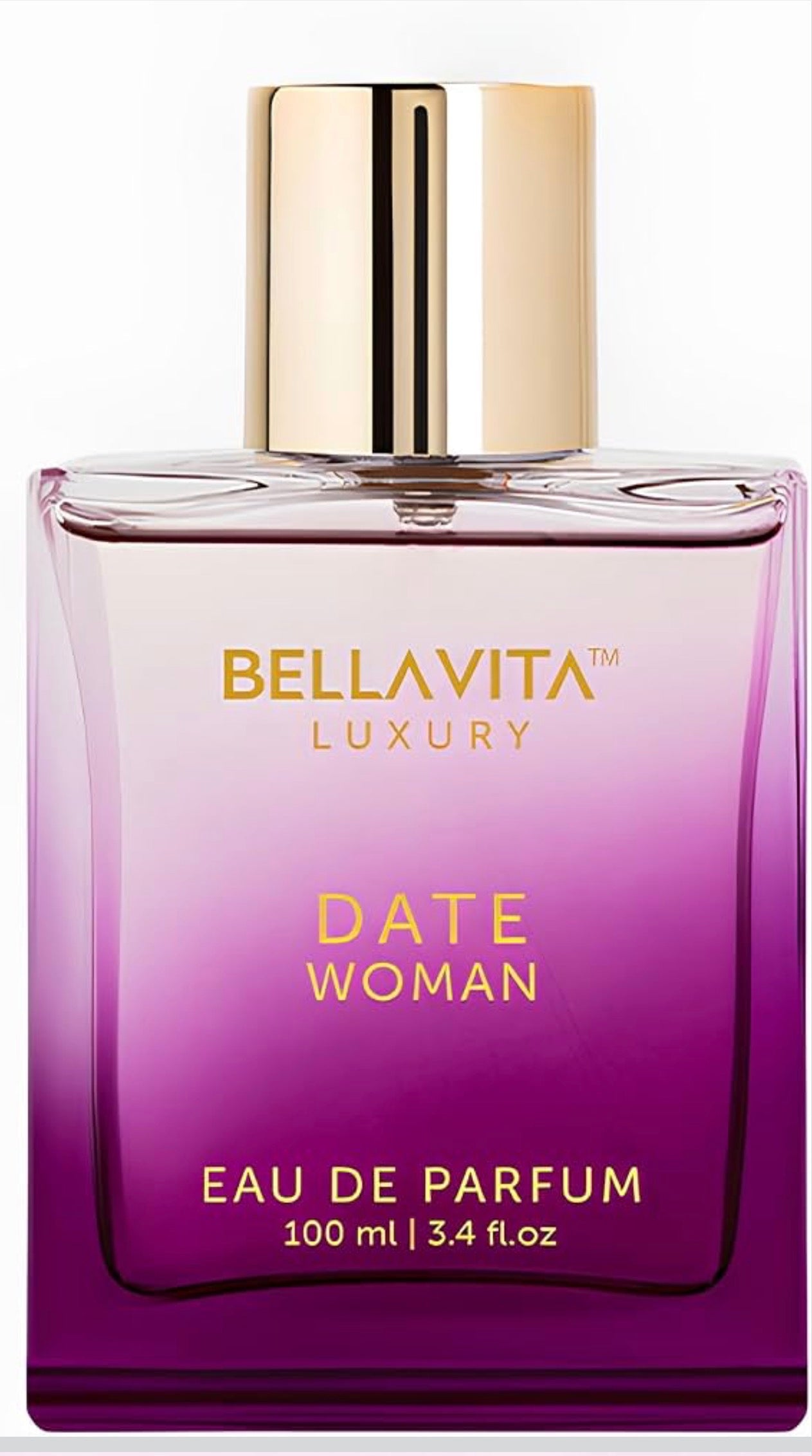 Bellavita Luxury Honey Oud Eau de Parfum | 100ml | Unisex Perfume| Honey, Oud & Amber (3.4 fl.oz.)