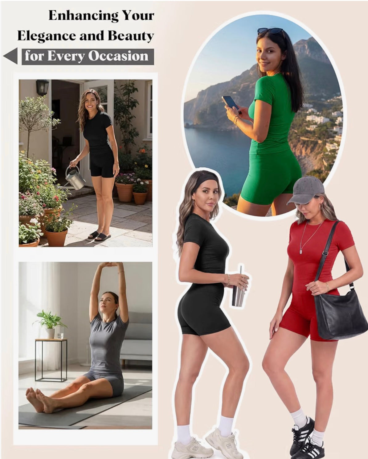 Women’s 2-Piece Summer Workout & Lounge Set