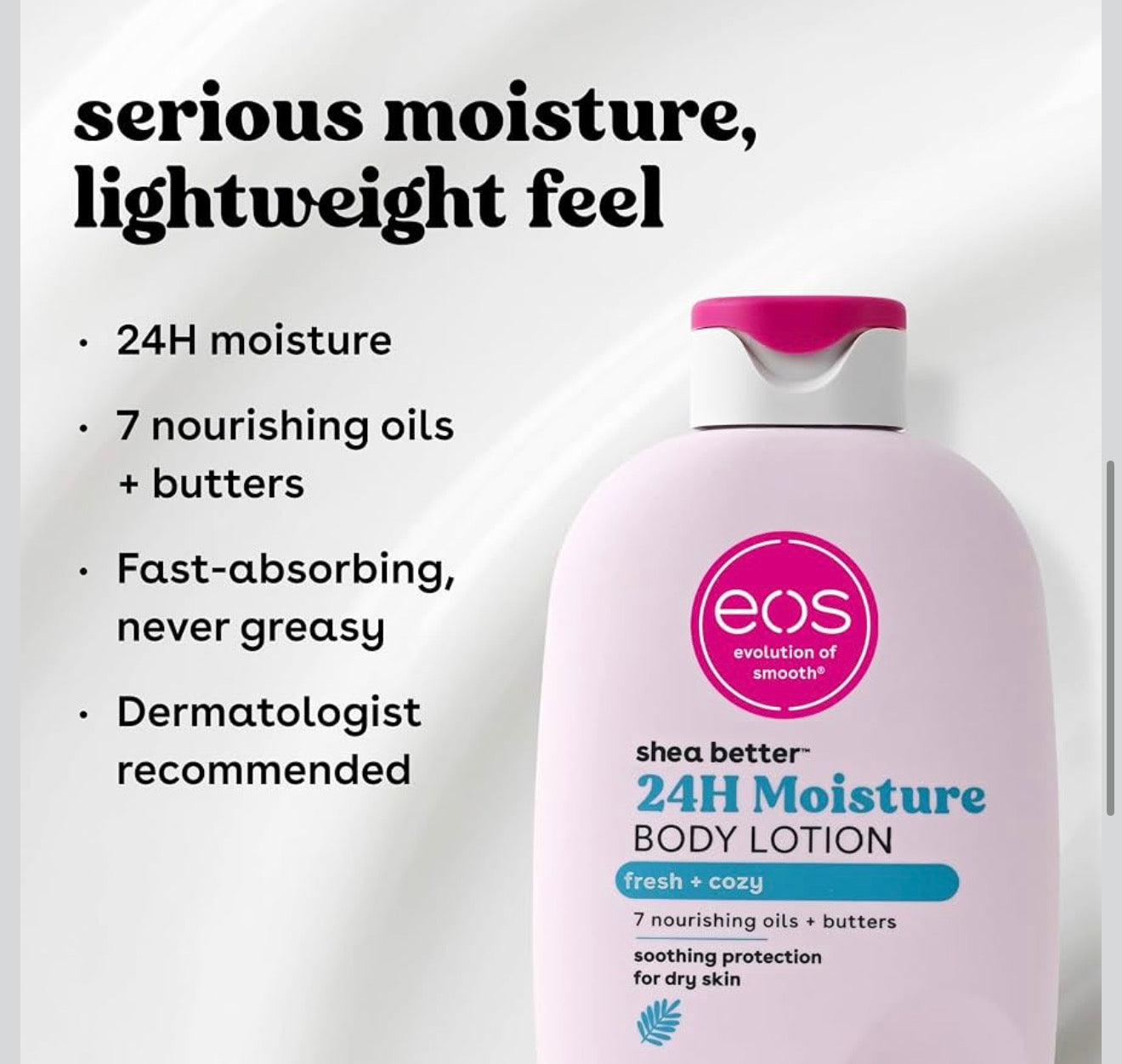 Natural Shea Better Body Lotion, Fresh & Cozy, 16 fl oz