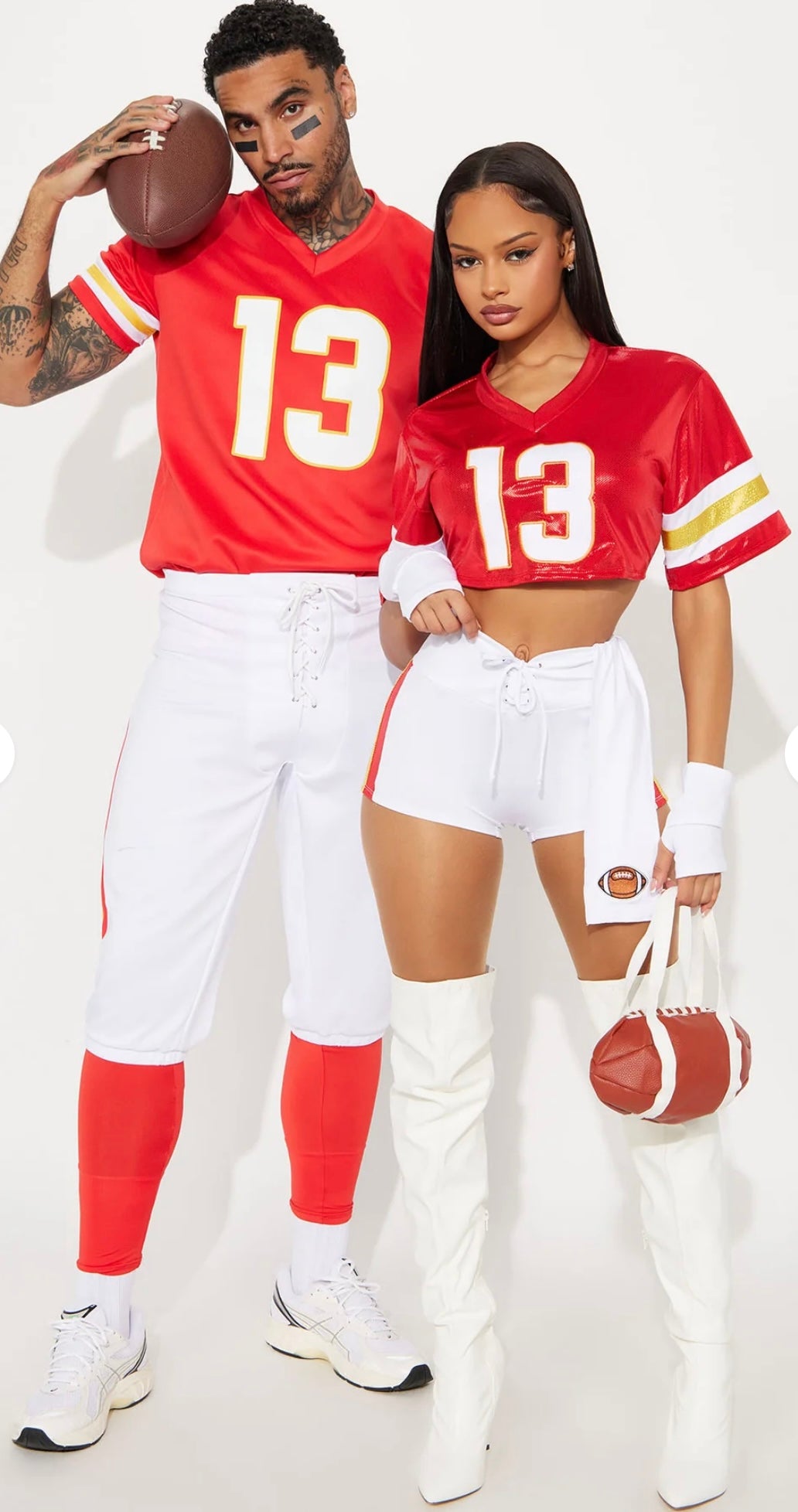 Cheerleader Vibes 5-Piece Costume Ensemble