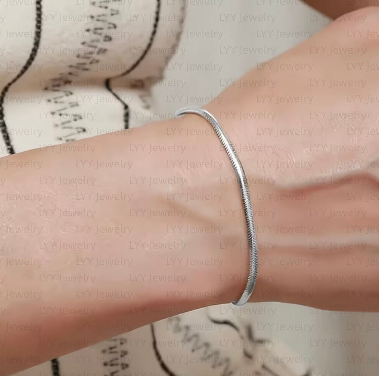 925 Silver Snake Bracelet