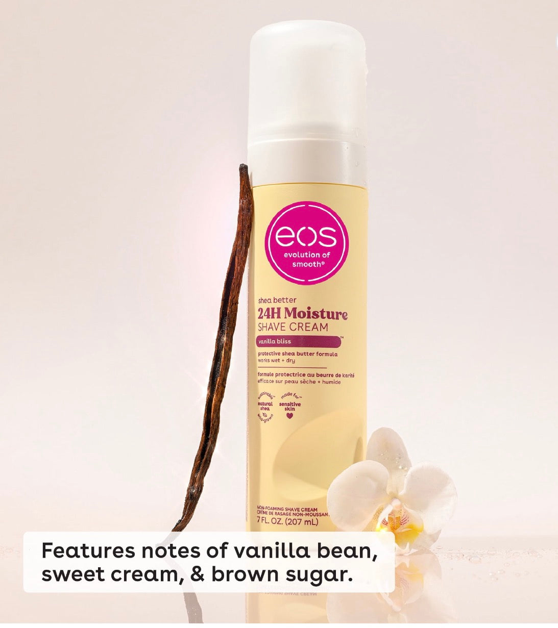 eos Shea Better Shaving Cream – Vanilla Bliss, 7 oz