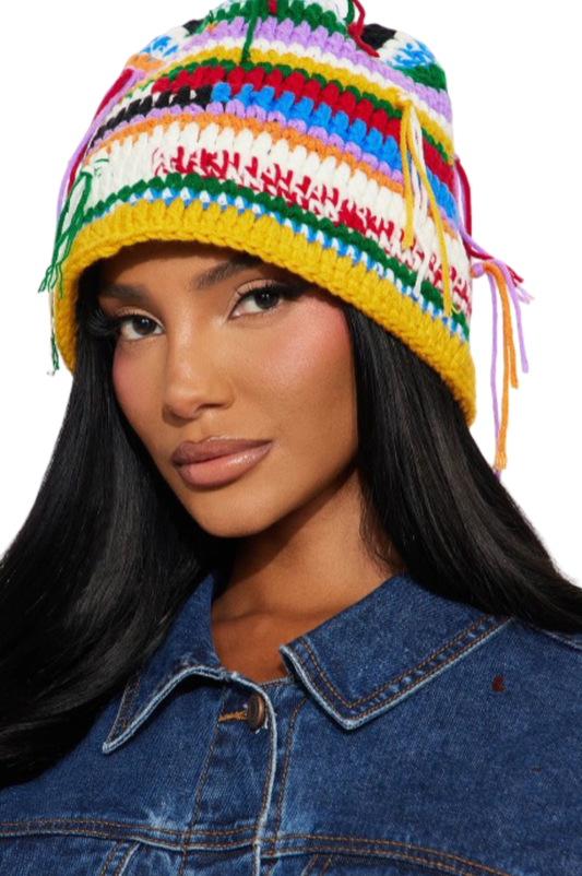 Crochet Bucket Hat - Multi Color