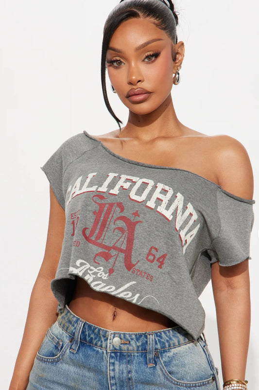 California Cropped Tee