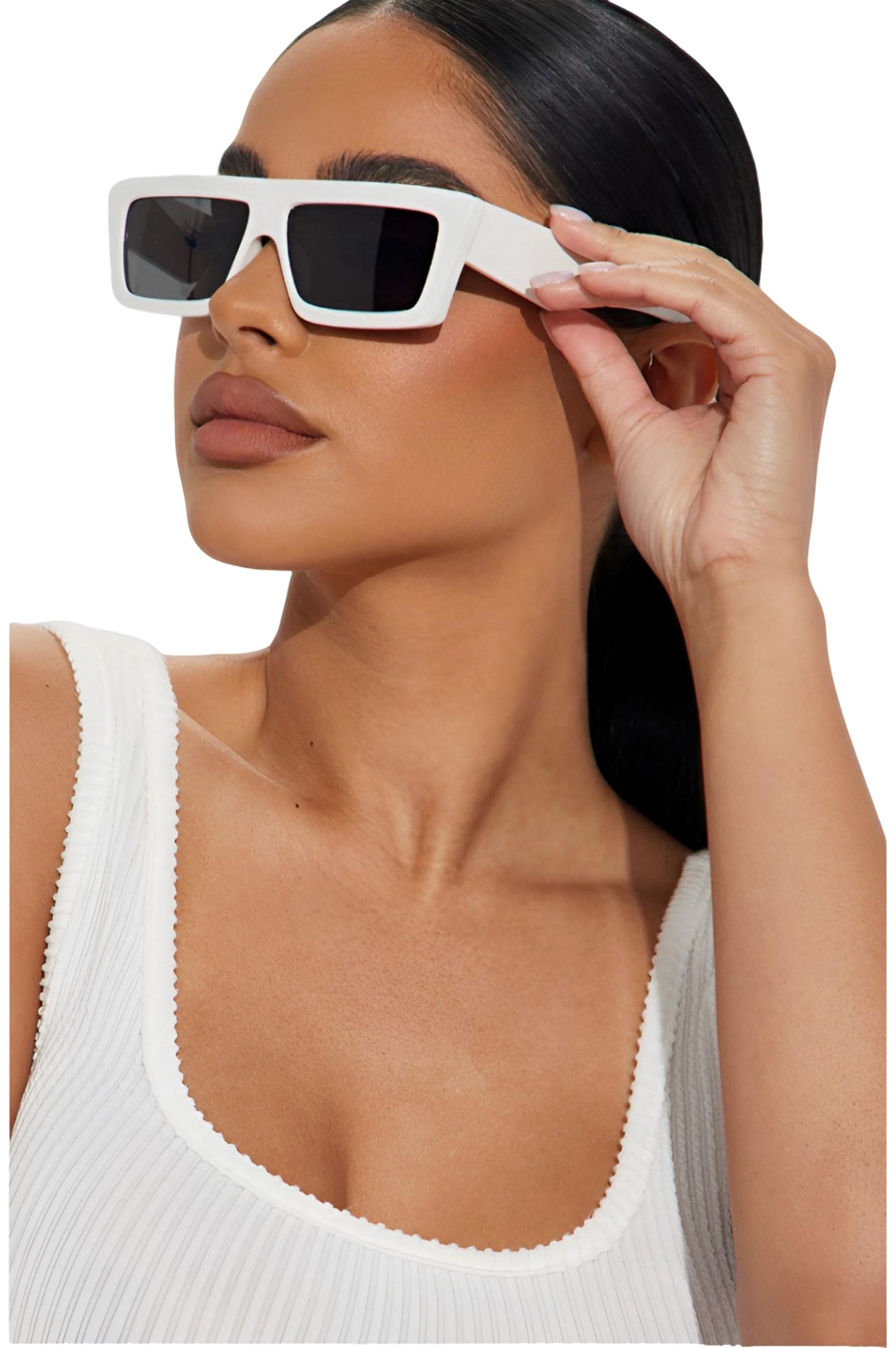 Shielding Myself Sunglasses - White