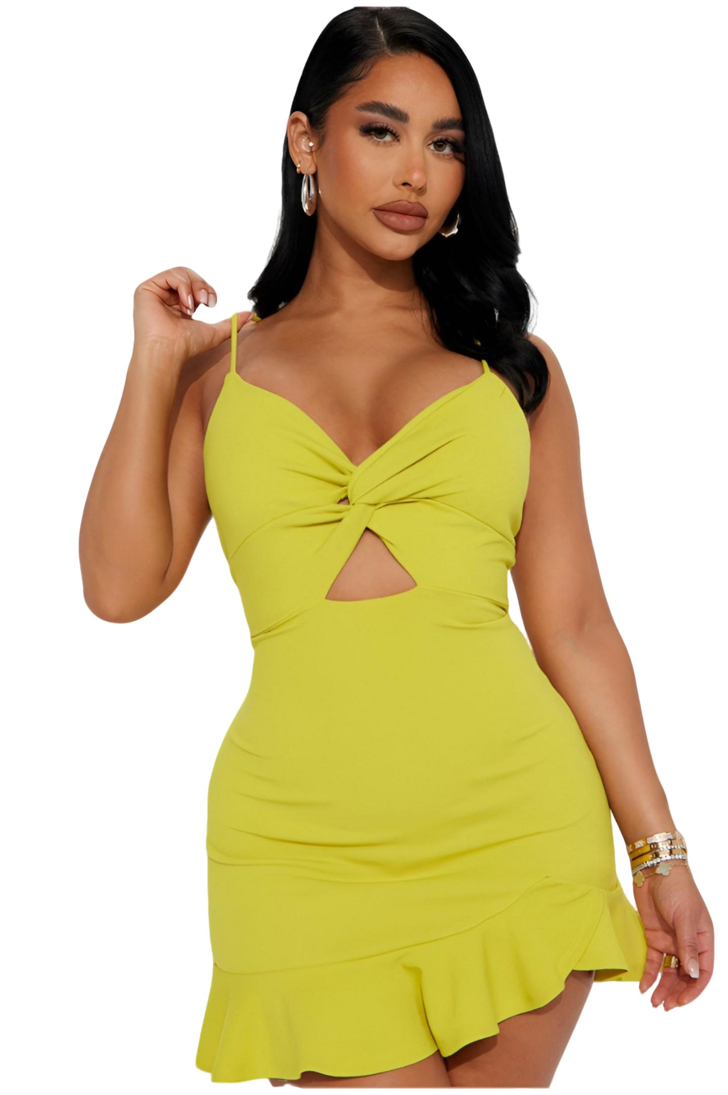 Without Your Kisses Dress -
Lime